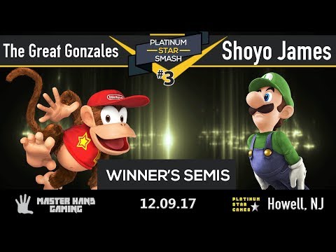 Platinum Star Smash 3 - The Great Gonzales (Diddy) vs. Shoyo James (Luigi) - Winner's Semifinals