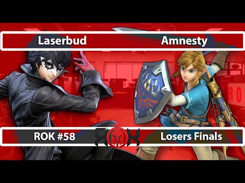 Laserbud (Joker) vs Amnesty (Link) - ROK Esports Smash Ultimate #58 - Losers Finals