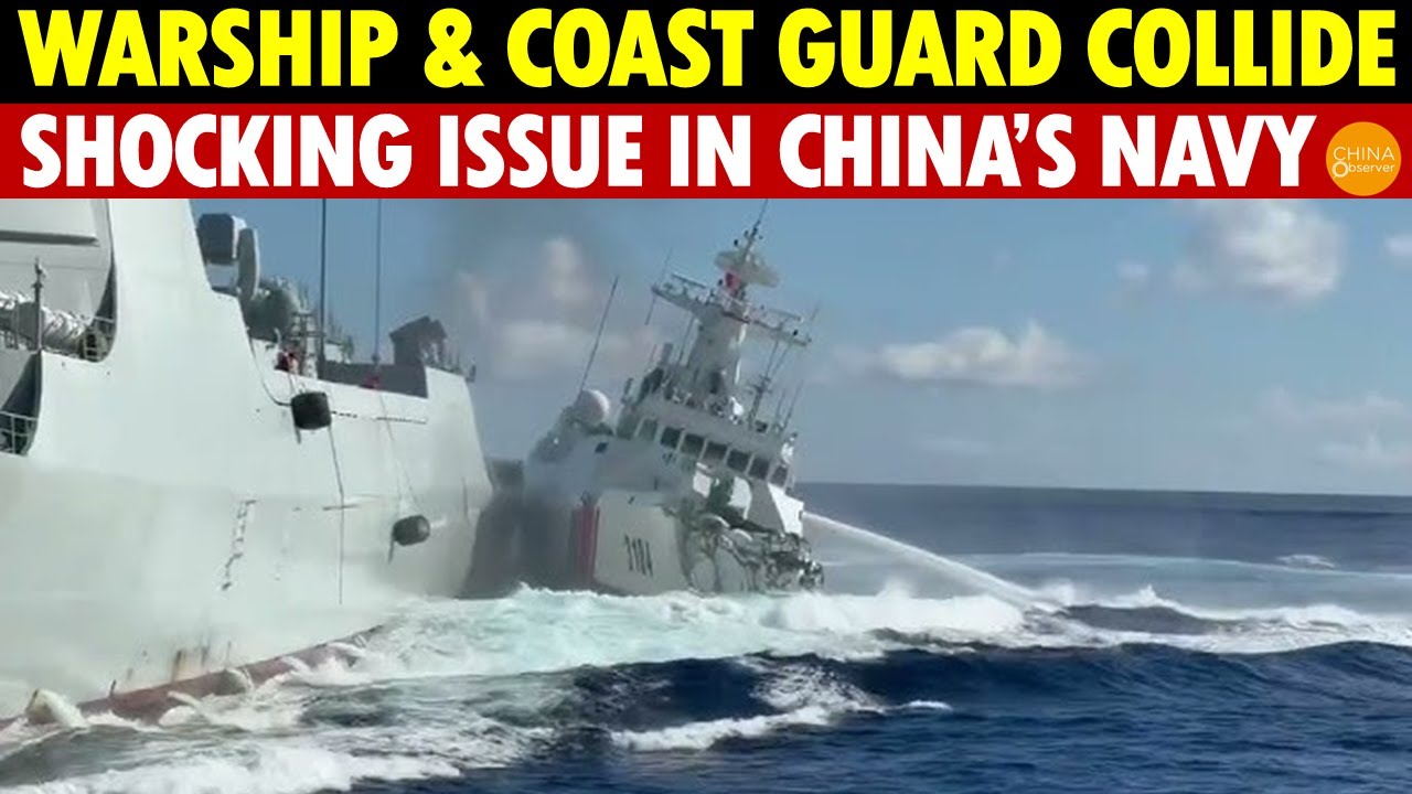 Chinese Warship and Coast Guard Collide, Revealing a Shocking Major Problem in China’s Navy