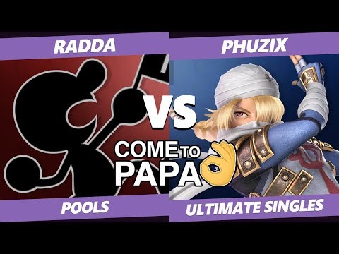 CtP3 SSBU - Radda (Game & Watch) Vs. Phuzix (Sheik) Smash Ultimate Tournament Pools
