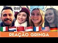 REAÇÃO GRINGA FALANDO VÁRIAS LÍNGUAS GABRIEL POLIGLOTA