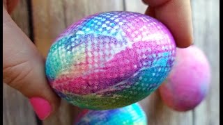 Tie Dye Easter Egg Decorating