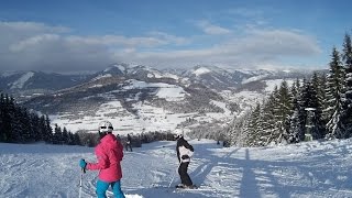 preview picture of video 'Skiing in Mýto pod Ďumbierom and Tále, Slovakia (Novatek Sjcam SJ4000)'