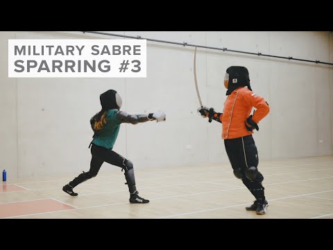 Military Sabre Sparring w/ Commentary [HEMA]