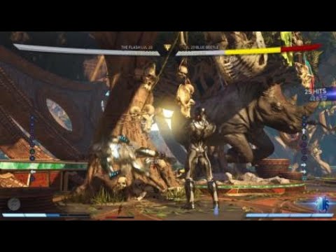 The flash side switch and reset combo (760.00 damage with 2 bars)