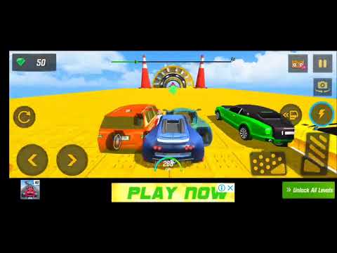 Impossible Stunt Car Tracks 3D All Vehicles Unlocked - Android GamePlay