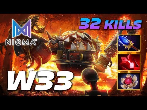 w33 Timbersaw 32 KILLS - Dota 2 Pro Gameplay