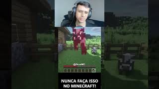 NUNCA FAÇA ISSO NO MINECRAFT 😂😂 #shorts [REACT KillerProductionsful]