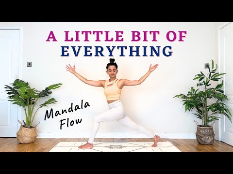 30 minute Full Body Vinyasa Flow Yoga | Mandala Flow | Creative Vinyasa