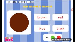 Identify Color/Colour Name GAMEPLAY (I OWN NOTHING, CREDIT2EVERY1.)