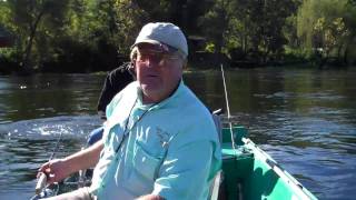 preview picture of video 'White River Trout Fishing - Capt. Joe Kent 9/12/11'