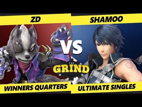 Smash Ultimate Tournament - ZD (Wolf) Vs. Shamoo (Chrom) The Grind 96 SSBU Winners Quarters