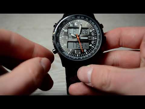 Обзор и настройка часов Skmei 1032