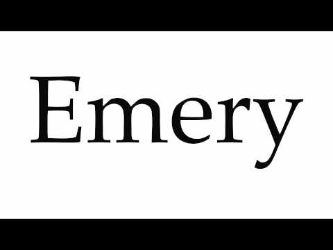 How to Pronounce Emery