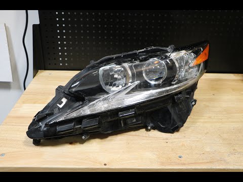 2016-2018 Lexus ES350 LED Headlight Disassembly