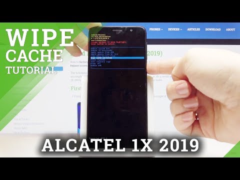 How to Erase Temporary Files in ALCATEL 1X 2019 - Wipe Cache Partition