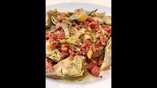 Alcachofas con jamón con Thermomix |#alcachofas #tm6 #tm5 | @recetasmjmix