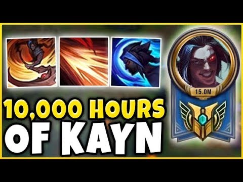 *RANK 1 KAYN MONTAGE* WHAT 10,000 HOURS OF KAYN LOOKS LIKE - League of Legends