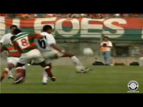 Portuguesa 1 x 2 Santos - 22/04/1995 - Quebra da invencibilidade histórica da Lusa no Canindé
