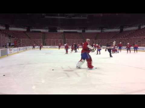 Habs morning skate-around before meeting Red Wings