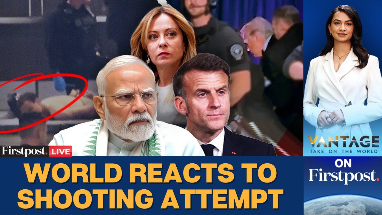 LIVE | Trump Shooting Attempt: PM Modi, Meloni, Macron Condemn Incident | Vantage on Firstpost