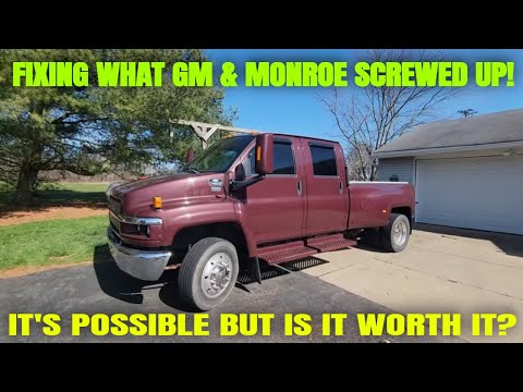 2005 C4500 FIXING WHAT GM & MONROE SCREWED UP!PT1