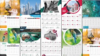 200+ 2023 Calendar in PSD Photoshop Tutorial Part 1