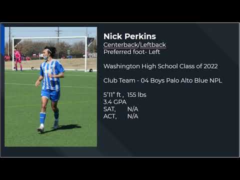 Nick Perkins soccer highlight video