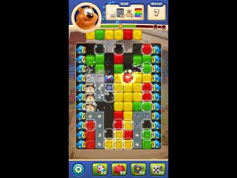 Toon Blast Level 7568 - NO BOOSTERS 🐻🐺🐱 | SKILLGAMING ✔️