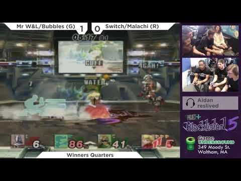 Blacklisted 5 Doubles WQ - Bubbles/Mr. WnL (G) vs Switch/Malachi (R)