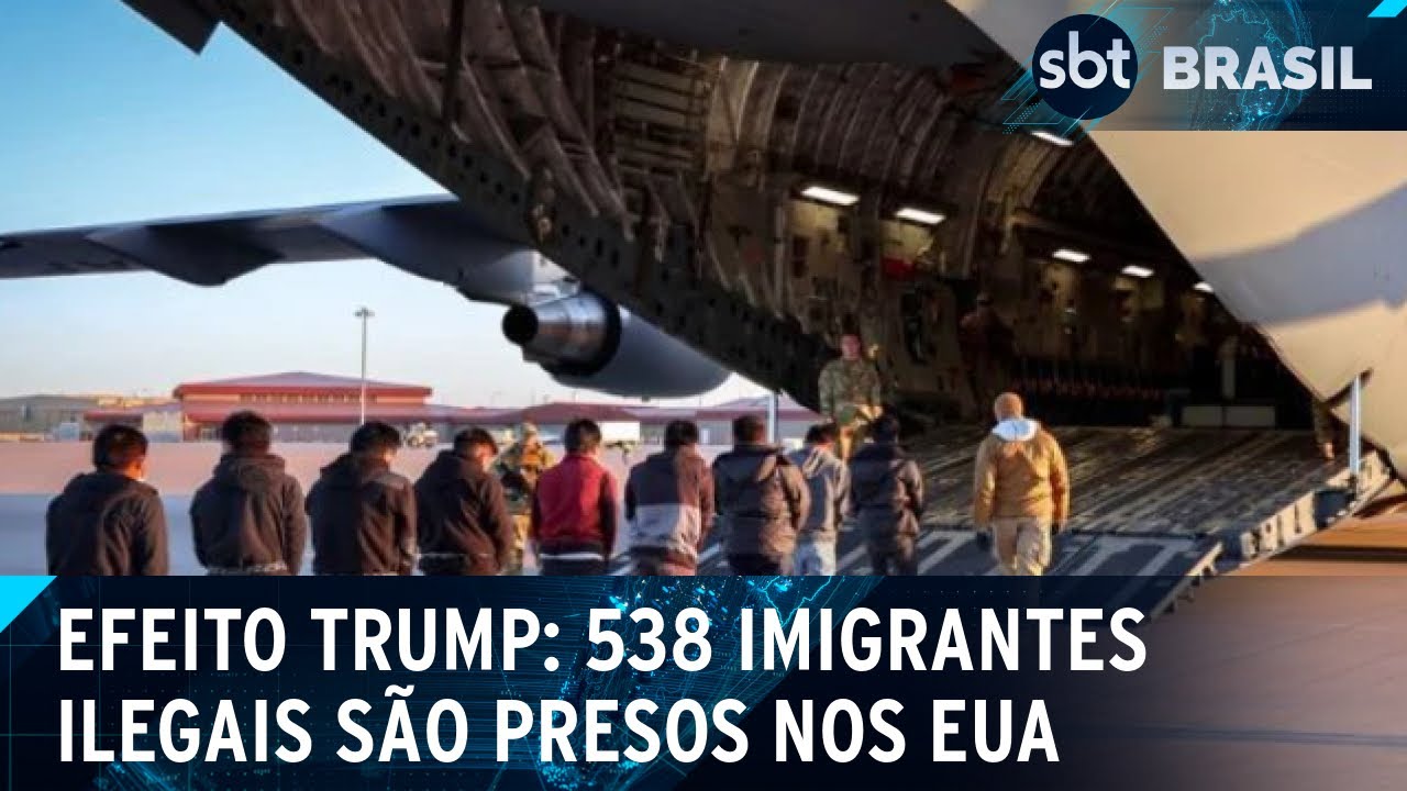 Voo com 88 brasileiros deportados por Trump chega nesta sexta a Minas Gerais | SBT Brasil (24/01/25)