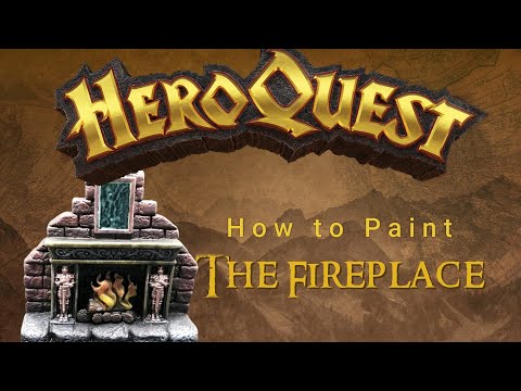 Can Slap Chop be used on Furniture? Painting the Fireplace from Hero Quest