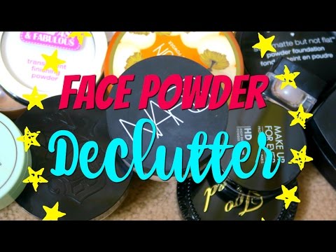 Makeup Declutter 2017 - Face Powders | DreaCN