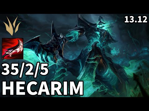 Hecarim Jungle vs Karthus - EUW Master | Patch 13.12
