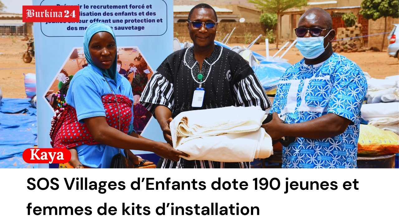 SOS Villages d'Enfants : Le Père Noël est passé en mars à Kaya