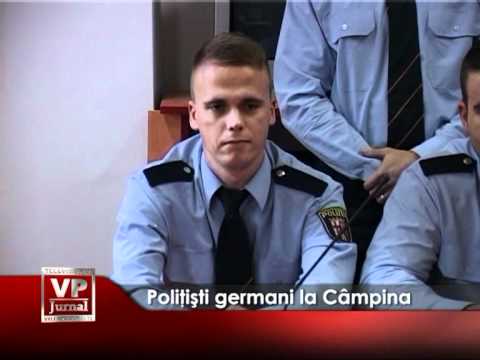 Poliţişti germani la Câmpina