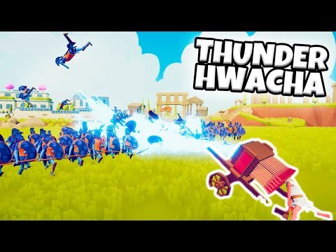 THUNDER HWACHA VS EVERY FACTION | TABS MODDED GAMEPLAY
