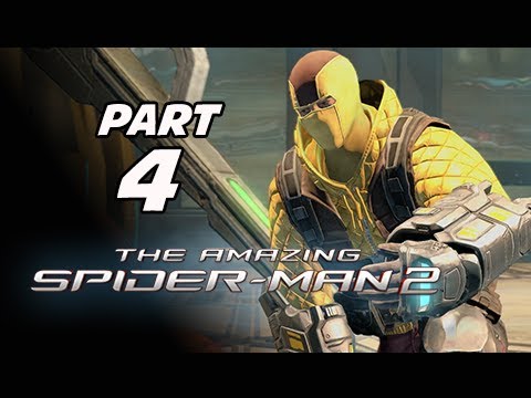 The Amazing Spider-Man 2 Walkthrough Part 4 - Boss The Shocker (PS4 1080p Gameplay)