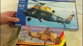Building a pair of Wessex Helicopters 1/72 Pt1