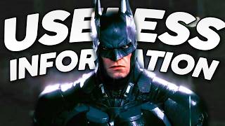 19 Minutes of Useless Arkham Knight Information