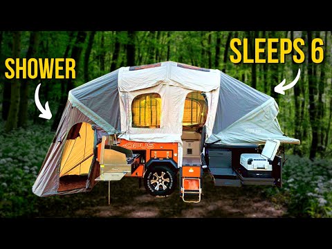 In 90 Sekunden startklar fürs Campen! Nicht der Klappwohnwagen Ihrer Oma.