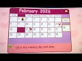 Starfall Calendar February 16 2026