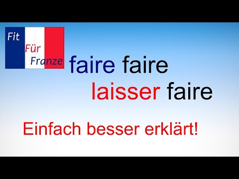 faire faire | laisser faire | Einfach besser erklärt!