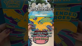 Opening the brand new Ascended Heroes Elite Trainer Box! Only the Hits! #pokemon #pokemoncards