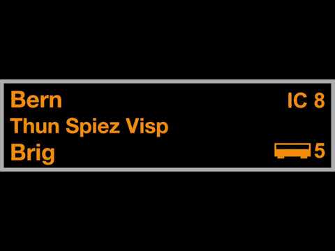 SBB Begrüssung • IC 8 • Bern – Thun – Spiez – Visp – Brig