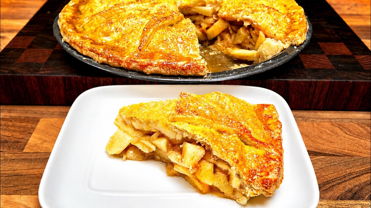 Apple Pie Mrs Wagner Style: Flaky Pastry at its very best.