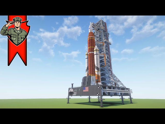 NASA Artemis and SLS Platform (1.5:1 Scale) Minecraft Map