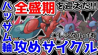 【ポケモンSV】全盛期を迎えたハッサムと相性抜群サザンドラ、ハバタクカミの攻めサイクル【レンタルPT有】