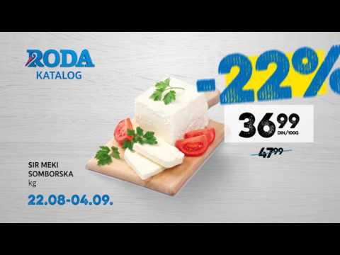 Novi RODA katalog 22.08. - 04.09.2016.