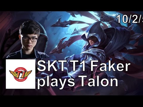 SKT T1 Faker - Talon vs. Quinn - Euw LoL Challenger